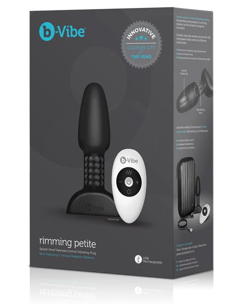 Cotr INC b-Vibe Petite Rimming Plug Black Anal Toys