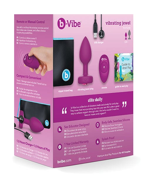 Cotr INC b-Vibe Remote Control Vibrating Jewels Anal Toys