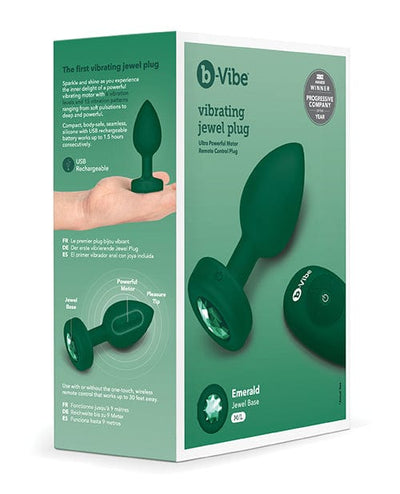 Cotr INC b-Vibe Remote Control Vibrating Jewels Emerald / M/L Anal Toys