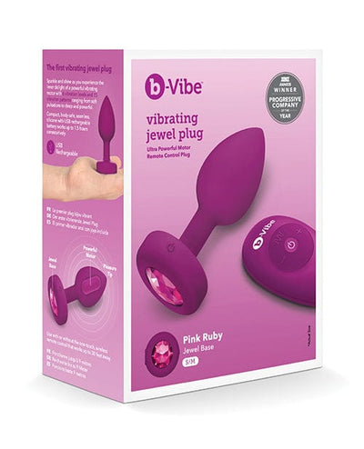 Cotr INC b-Vibe Remote Control Vibrating Jewels Pink Ruby / S/M Anal Toys