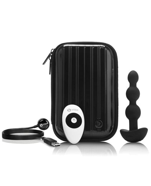 Cotr INC B-vibe Remote Triplet Anal Beads Black Anal Toys