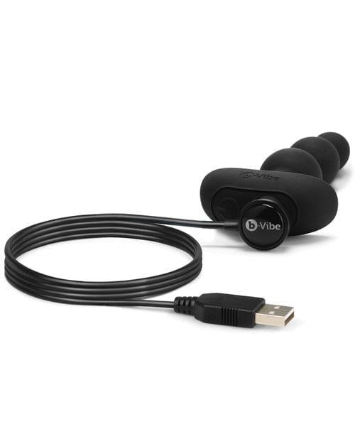 Cotr INC B-vibe Remote Triplet Anal Beads Black Anal Toys