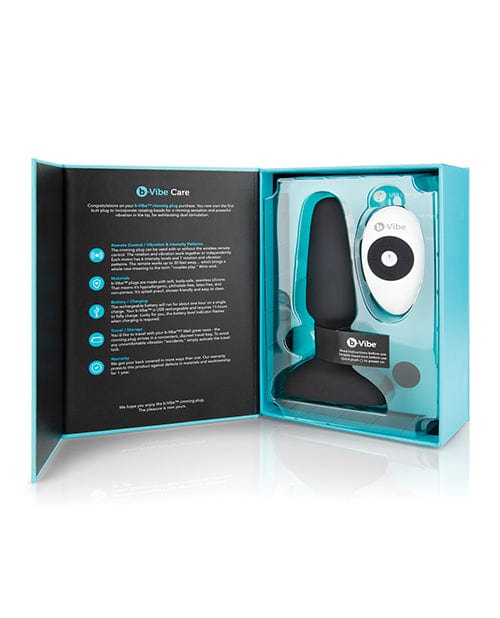 Cotr INC b-Vibe Rimming Plug Black Anal Toys