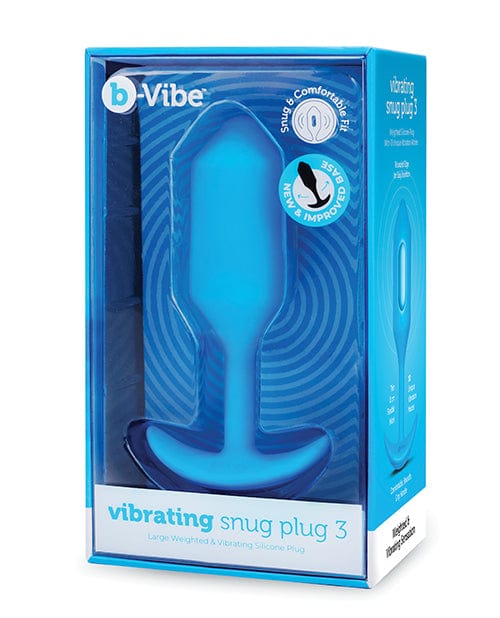 Cotr INC b-Vibe Vibrating Snug Plug Blue / Large Anal Toys
