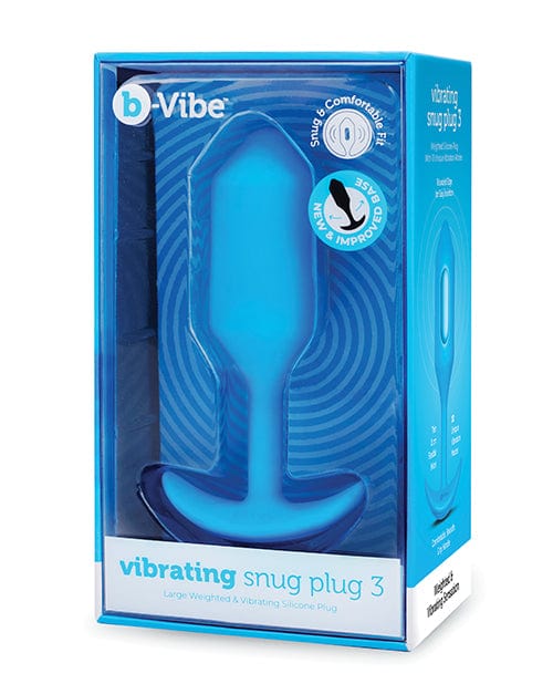Cotr INC b-Vibe Vibrating Snug Plug Blue / Large Anal Toys