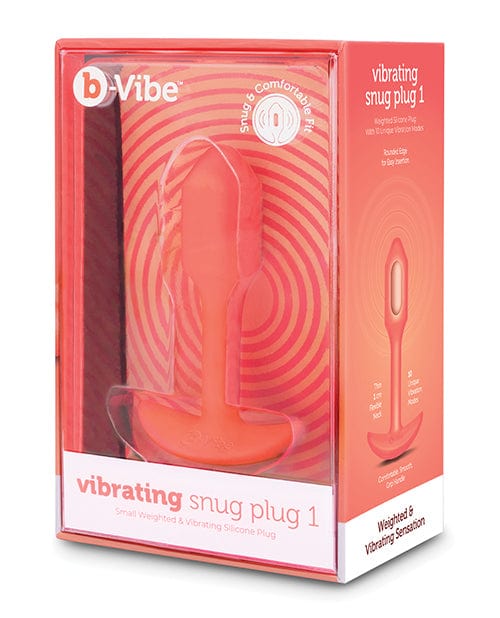 Cotr INC b-Vibe Vibrating Snug Plug Orange / Small Anal Toys