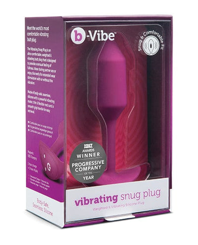 Cotr INC b-Vibe Vibrating Weighted Snug Plug XL Rose / Medium / 112 grams Anal Toys