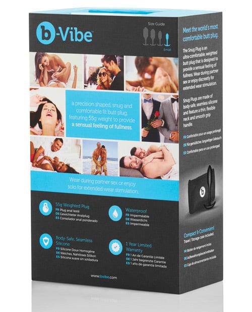 Cotr INC b-Vibe Weighted Snug Plug 1 Anal Toys