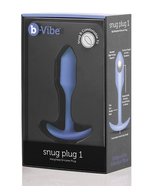 Cotr INC B-vibe Weighted Snug Plug 1 - 55 G Violet Anal Toys