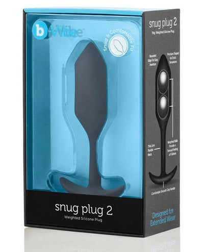 Cotr INC b-Vibe Weighted Snug Plug 2 Black Anal Toys