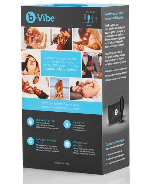 Cotr INC b-Vibe Weighted Snug Plug 3 Anal Toys