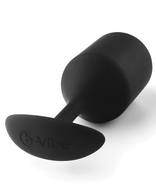 Cotr INC B-Vibe Weighted Snug Plug 4 - 257 G Black Anal Toys