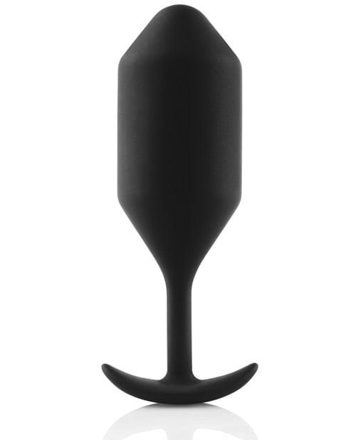 Cotr INC B-Vibe Weighted Snug Plug 4 - 257 G Black Anal Toys