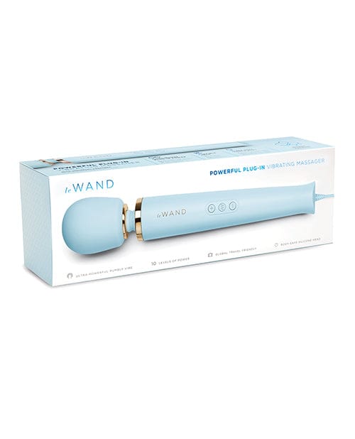 Cotr INC Le Wand Powerful Plug-in Vibrating Massager Sky Blue Vibrators