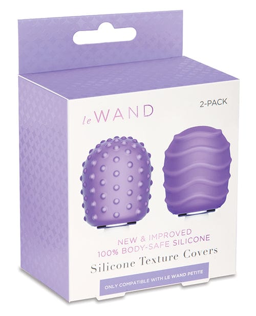 Cotr INC Le Wand Silicone Texture Covers Violet Vibrators