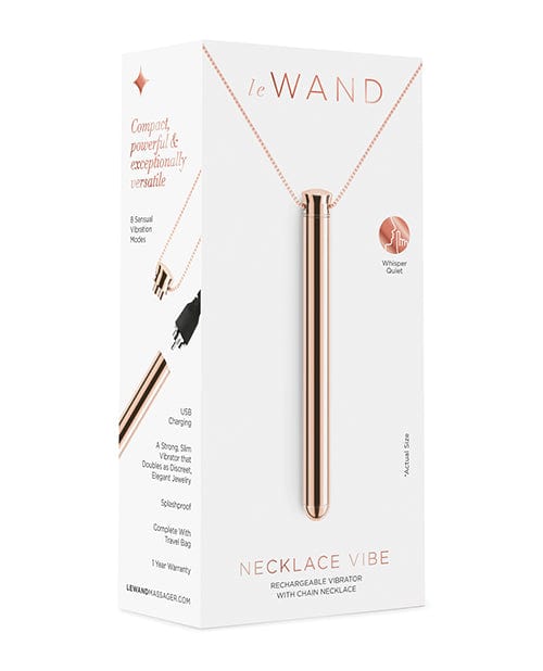 Cotr INC Le Wand Vibrating Necklace Rose Gold Vibrators