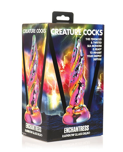 Creature Cocks Creature Cocks Enchantress Rainbow Glass Dildo Dildos