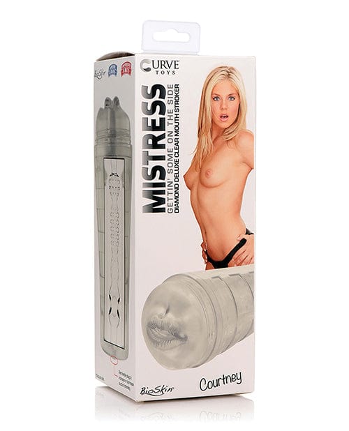Curve Novelties Curve Novelties Mistress Courtney Diamond Deluxe Clear Mouth Stroker Penis Toys