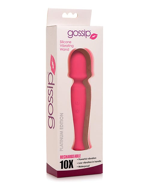 Curve Novelties Curve Novelties Gossip Silicone Vibrating Wand 10x Magenta Vibrators