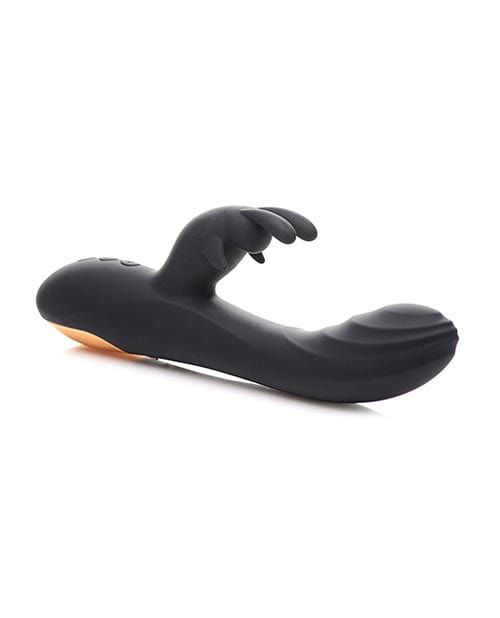 Curve Novelties Curve Novelties Power Bunnies Cuddles 10x Silicone Rabbit Vibrator - Black Vibrators