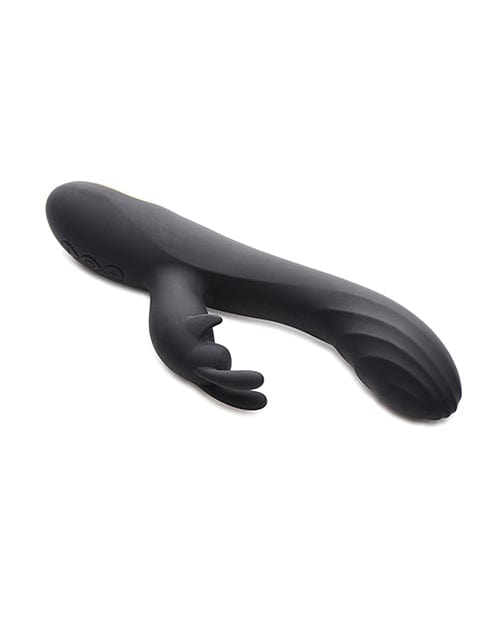 Curve Novelties Curve Novelties Power Bunnies Cuddles 10x Silicone Rabbit Vibrator - Black Vibrators