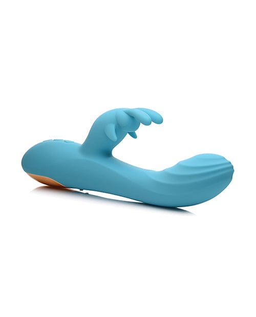 Curve Novelties Curve Novelties Power Bunnies Snuggles 10x Silicone Rabbit Vibrator - Blue Vibrators