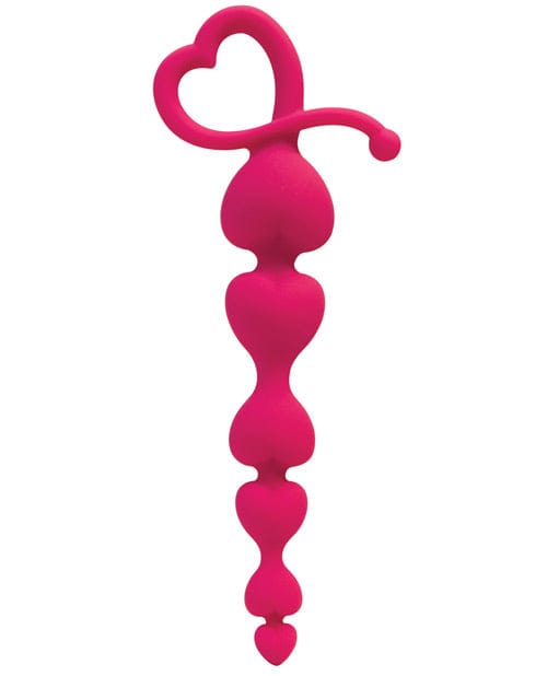 Curve Toys Curve Novelties Gossip Hearts On A String - Magenta Anal Toys