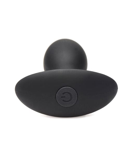 Curve Toys Curve Novelties Rooster Rumbler Vibrating Silicone Anal Plug - Black Anal Toys
