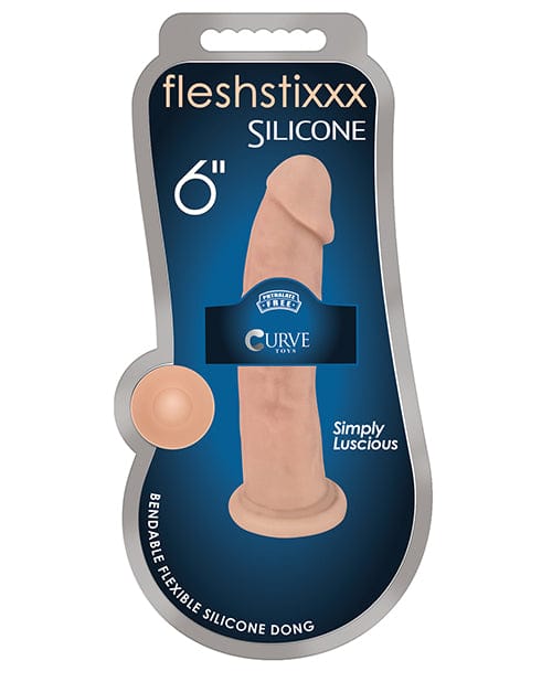 Curve Toys Curve Novelties Fleshstixxx Dildo Flesh / 6" Dildos