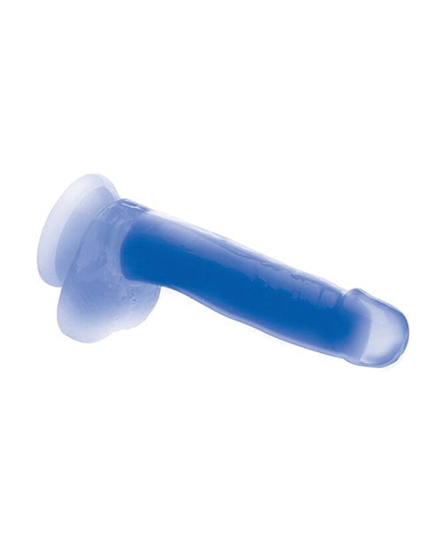 Curve Toys Lollicock 7 Inch Glow In The Dark Silicone Dildo With balls