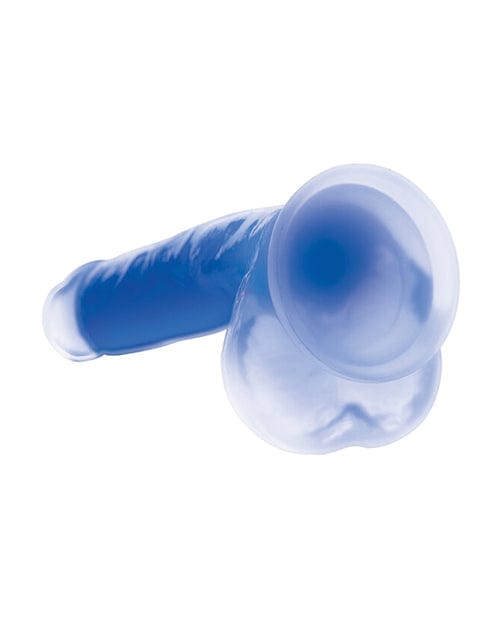 Curve Toys Curve Toys Lollicock 7" Glow In The Dark Silicone Dildo W/balls Dildos