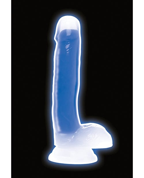 Curve Toys Curve Toys Lollicock 7" Glow In The Dark Silicone Dildo W/balls Dildos