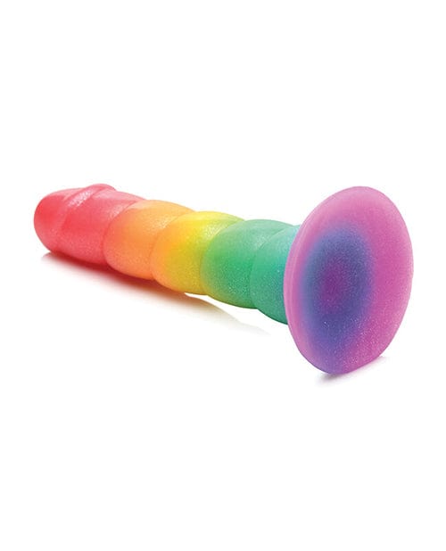 Curve Toys Simply Sweet 6.5 Inch Rainbow Dildo