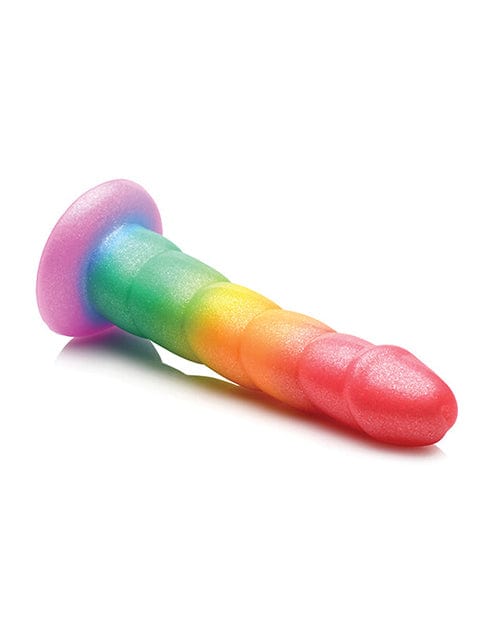 Curve Toys Curve Toys Simply Sweet 6.5" Rainbow Dildo Dildos