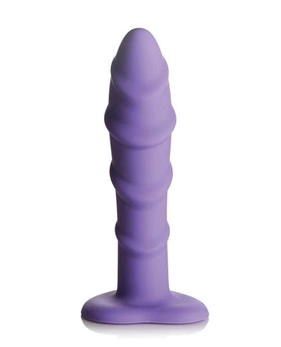Curve Toys Curve Toys Simply Sweet 7" Swirl Silicone Dildo - Purple Dildos