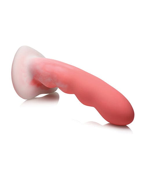 Curve Toys Curve Toys Simply Sweet 7" Wavy Silicone Dildo - Pink/white Dildos