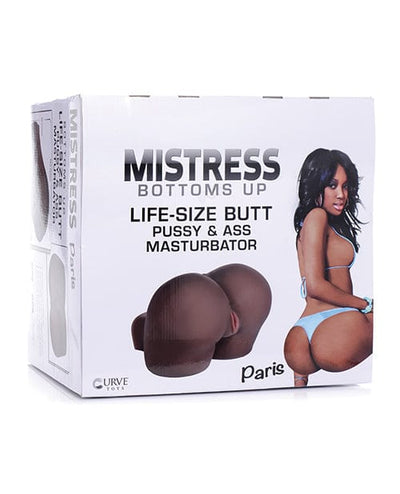 Curve Toys Curve Novelties Mistress Bottom's Up Paris Life Size Pussy & Ass Masturbator Penis Toys
