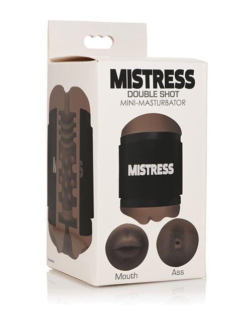 Curve Toys Curve Novelties Mistress Mini Double Stroker Ass &amp; Mouth Dark Penis Toys