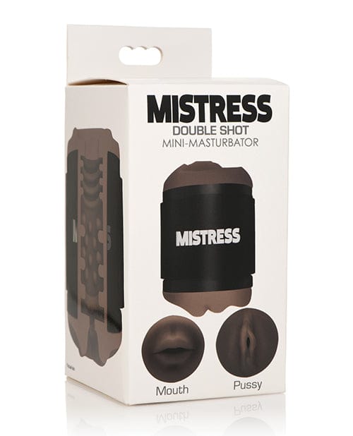 Curve Toys Curve Novelties Mistress Mini Double Stroker Mouth &amp; Pussy Dark Penis Toys
