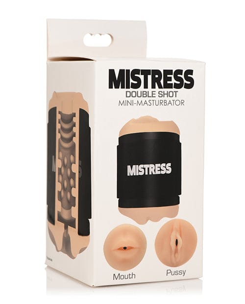 Curve Toys Curve Novelties Mistress Mini Double Stroker Mouth &amp; Pussy Light Penis Toys