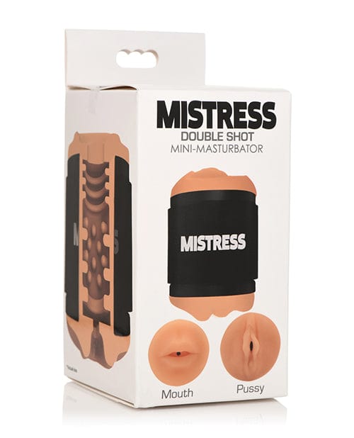 Curve Toys Curve Novelties Mistress Mini Double Stroker Mouth &amp; Pussy Medium Penis Toys