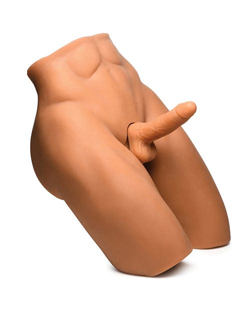 Curve Toys Curve Toys Jock Poseable Torso W/thrusting Dildo - Drop Ship Only Penis Toys
