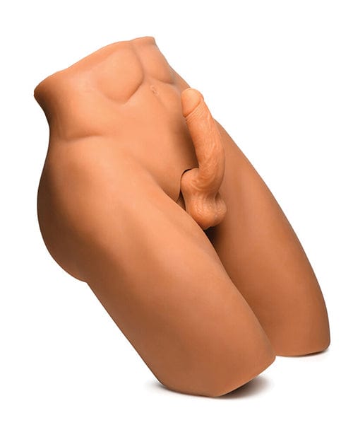 Curve Toys Curve Toys Jock Poseable Torso W/thrusting Dildo - Drop Ship Only Penis Toys