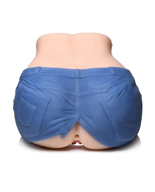 Curve Toys Curve Toys Mistress Holly Denim Shorts Pussy &amp; Ass Masturbator - Ivory Penis Toys