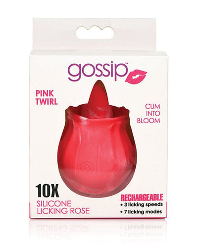 Curve Toys Curve Novelties Gossip Licking Rose Pink Twirl Vibrators