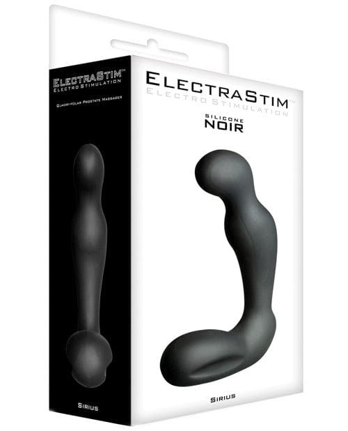 Cyrex Ltd. ElectraStim Accessory - Silicone Sirius Prostate Massager - Black Kink & BDSM