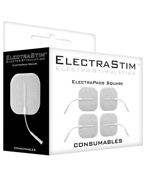 Cyrex Ltd. Electrastim Accessory - Square Self Adhesive Pads (pack Of 4) Kink & BDSM