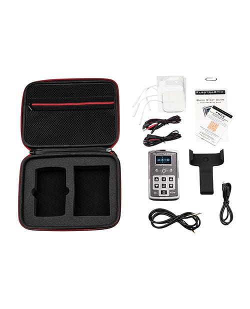 Cyrex Ltd. ElectraStim Axis Em200-b - Brushed Steel Kink &amp; BDSM