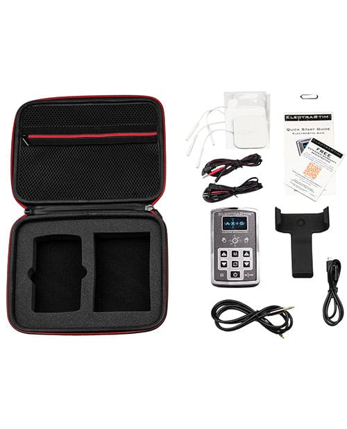 Cyrex Ltd. ElectraStim Axis Em200 - Black-silver Kink &amp; BDSM