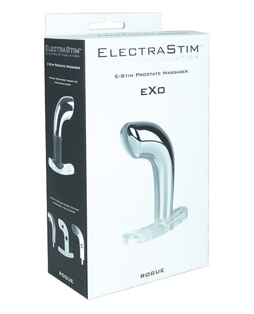 Cyrex Ltd. Electrastim Exo Rogue Prostate Massager - Silver Kink &amp; BDSM